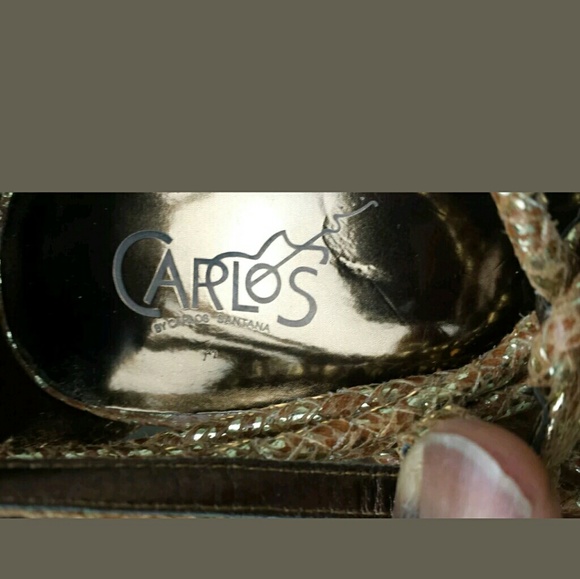 NWOT 6 in Platform Wedge Heel Sandals - Picture 8 of 8